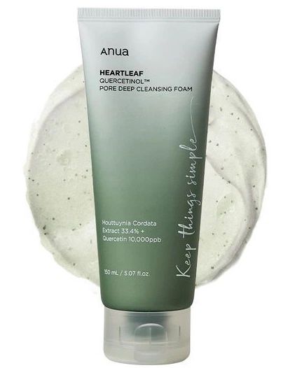 ANUA - Heartleaf Quercetinol Pore Deep Cleansing Foam - 150ml