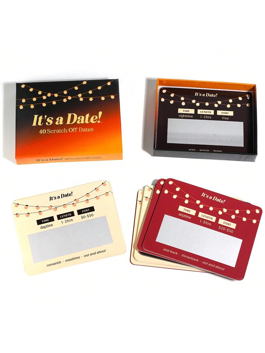 It's a Date!, 40 Fun and Romantic Scratch Off Date Ideas