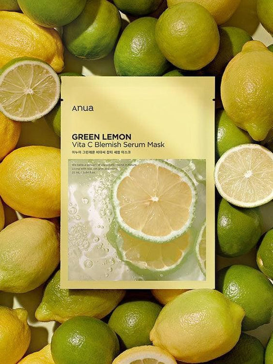 ANUA - Green Lemon Vita C Belmish Serum Mask - 1pc