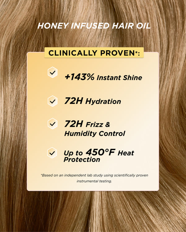 Honey Infused Hair Oil - Huile capillaire Hydratation et Brillance