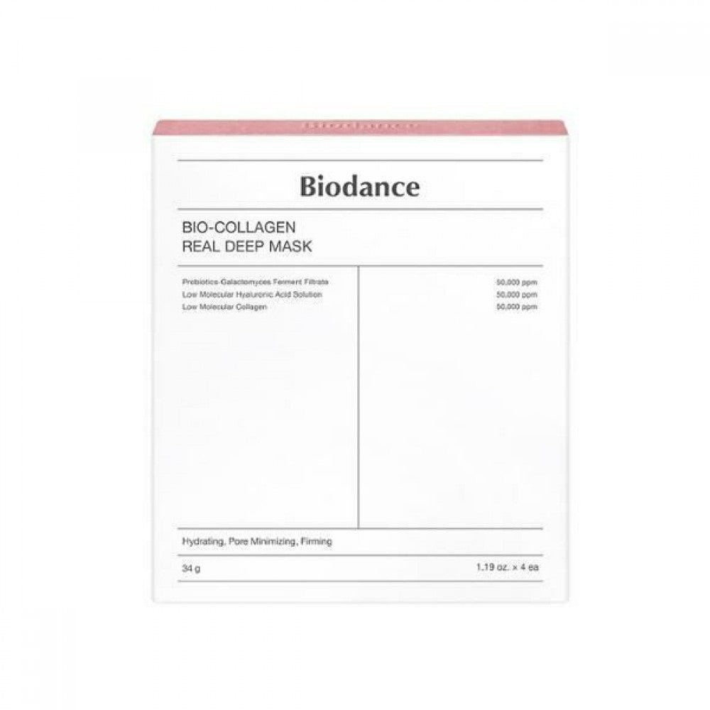 Biodance - Masque profond au bio-collagène - 4 pièces