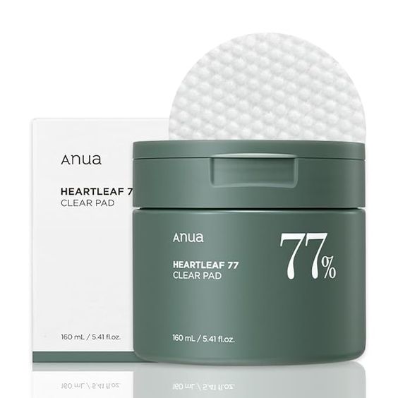 ANUA - Heartleaf Tampon transparent à 77% - 70ea